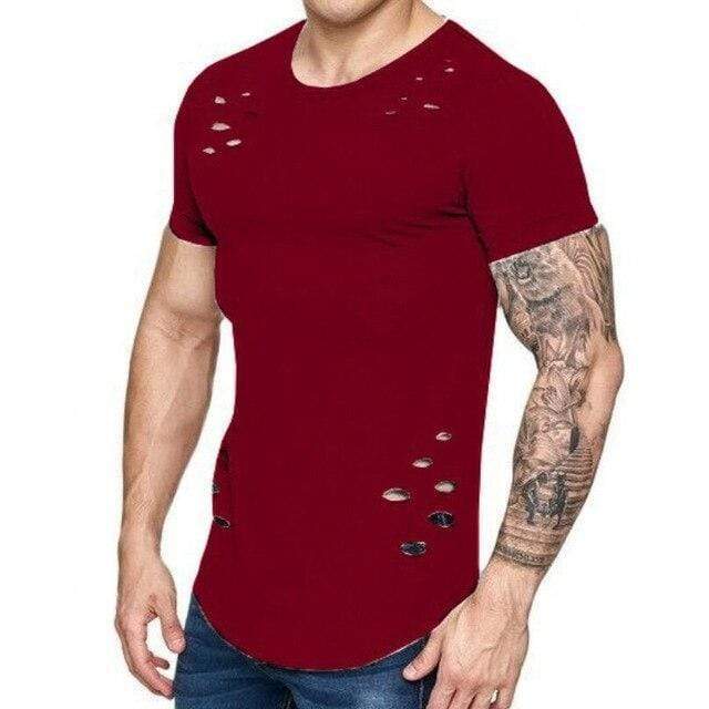 T-shirt med Håldesign