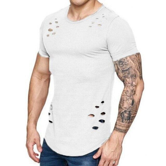 T-shirt med Håldesign