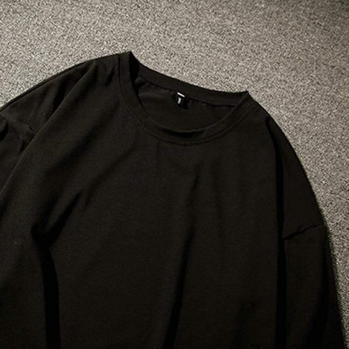 T-shirt med Sidodragkedjor