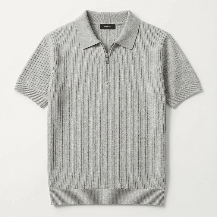 De Matteo Swiss Knit Pikétröja
