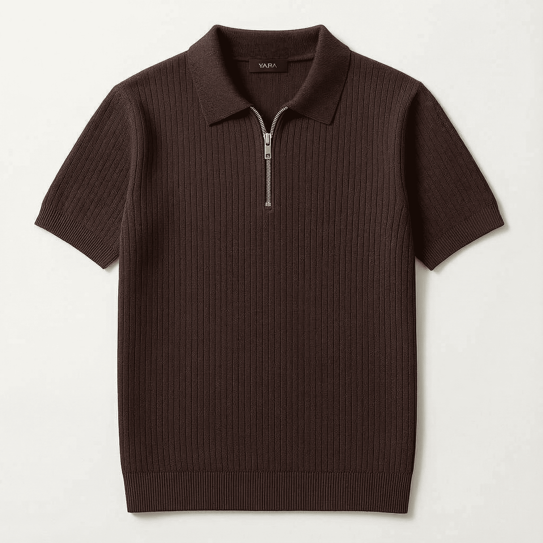 De Matteo Swiss Knit Pikétröja