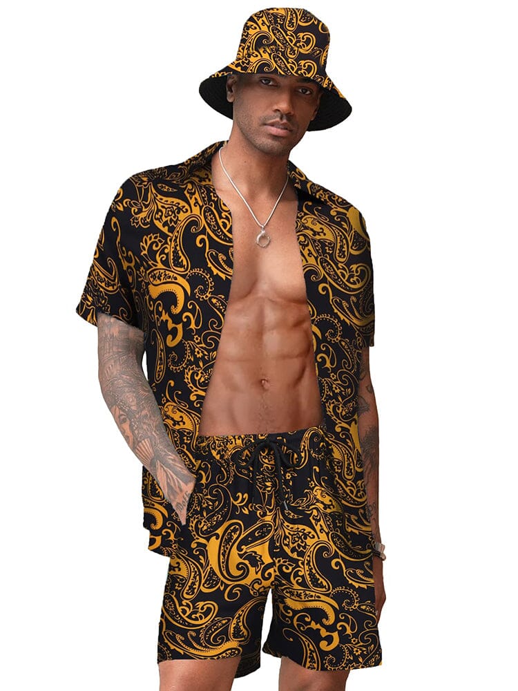 Hawaiiansk Strand Set med Hink Hatt